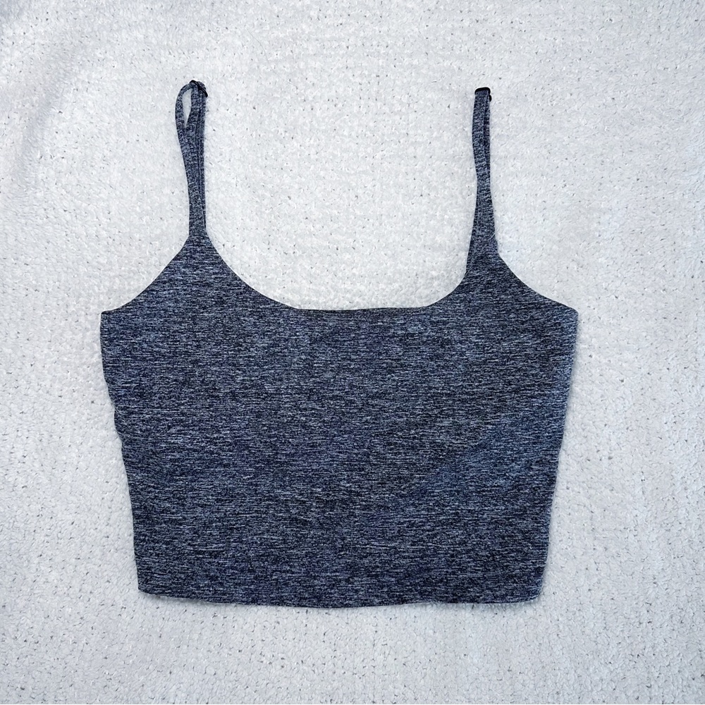 Spiritual Gangster Black/Gray Marle Sports Top